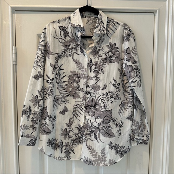 Etro Tops - Etro Floral Print Button Up